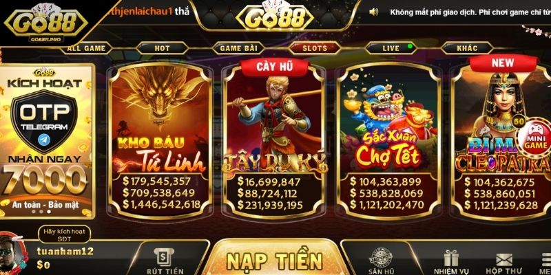 GO88 Jksy - GO88.COM Link Đăng Ký & Đăng Nhập Mới Nhất Năm 2025 8 Slot game GO88 là một trong những trò chơi được yêu thích nhất